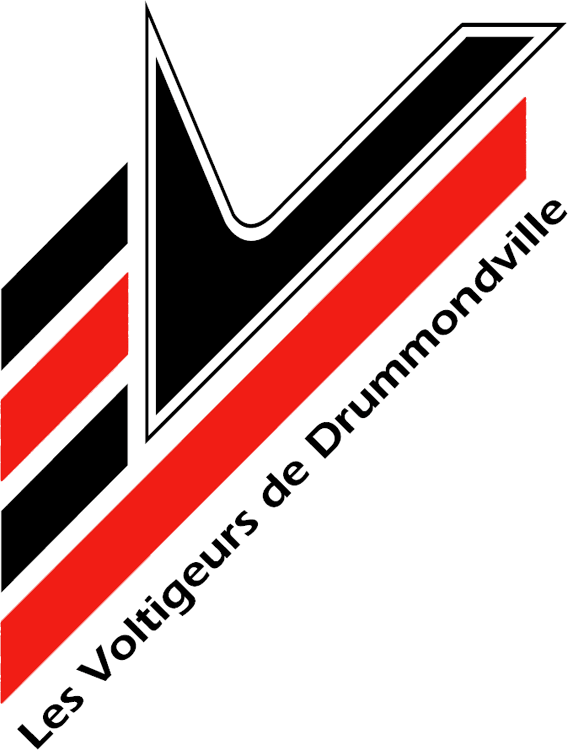 Drummondville Voltigeurs 1987 88-1993 94 Primary Logo vinyl decal